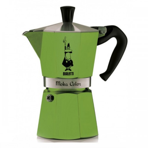 Bialetti MOKA EXPRESS COLOR, зеленая, 6 порций, Арт. 1163